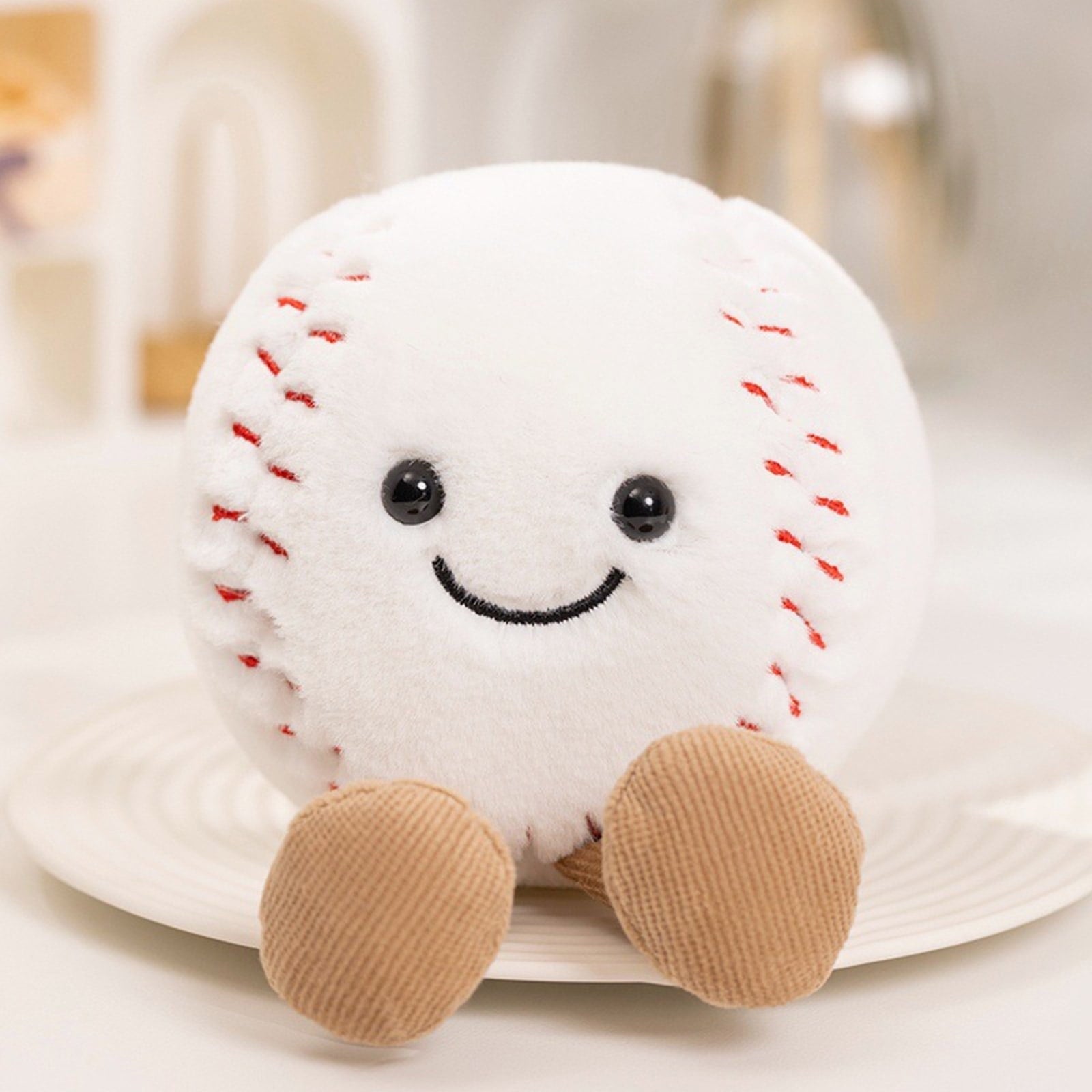 Adorable Sports Plush Toy Soft Stuffed Balls For Kids Room Decors Gifts for Kids Teenagers