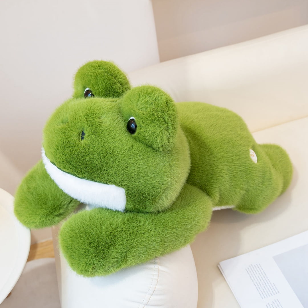 Weight Plush Frog Stuffed Animal Plush Cushion - Soft Frog Plush Toy Pillow Home Decor Gift - 11.8''