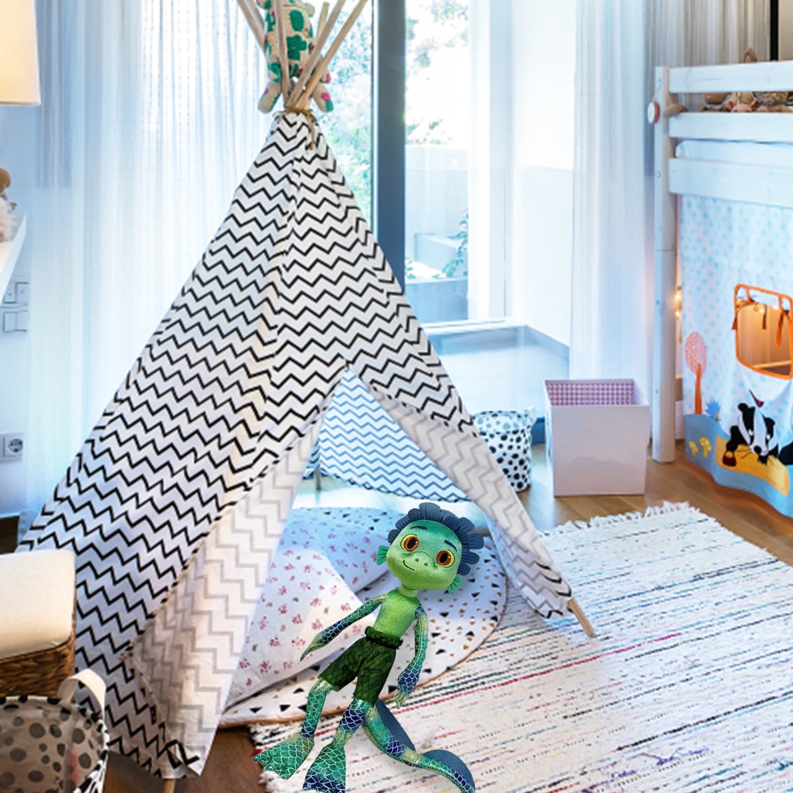 Luca Plush,16 Inches Luca Plush Doll, Soft Luca Stuffed Toy, Cartoon Luca Stuffed Animals,Fun Décor & Gift - Birthday Gifts for Boys Girls Kids Adults (Luca)