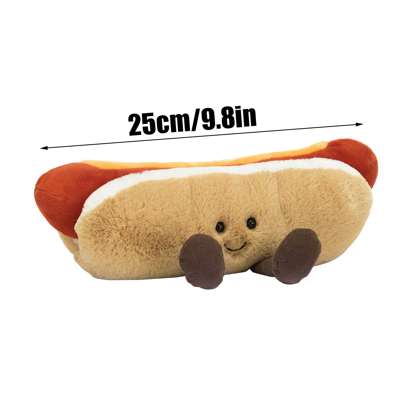 Hot Dog Stuffed Animal Plush Toy â Soft & Cuddly Home Decoration Doll for Kids & Adults, Gift