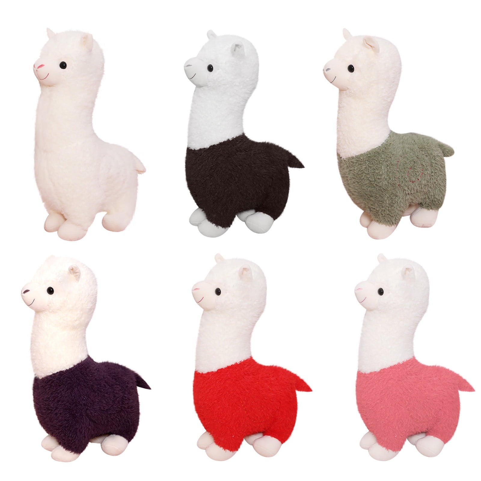 Apmemiss Clearance Alpaca Plush Toy, Llama Stuffed Animal Cute Soft Hug Washable Pillow Fluffy Kawaii Alpaca Plush Doll Gift for Girls Birthday Wedding Home Decor Valentines Day Gifts, 11 inch