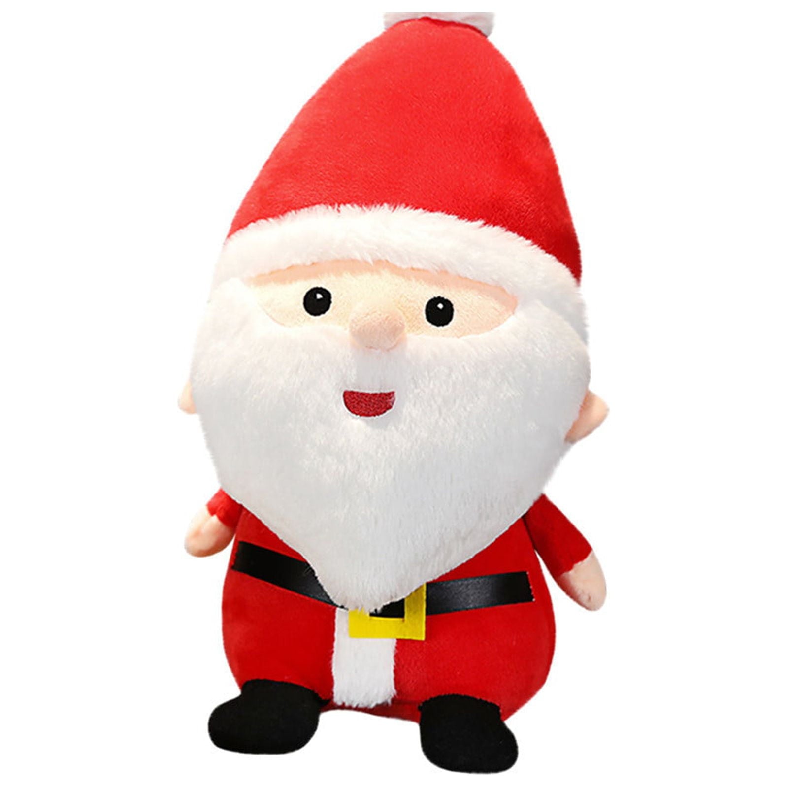 A 9.8 Inch Christmas Plush Santa Claus Doll Stuffed Animal Toy Holiday Decor Festive Gift For Kids Soft Reindeer Snowman Seasonal Party Decoration Home Decor