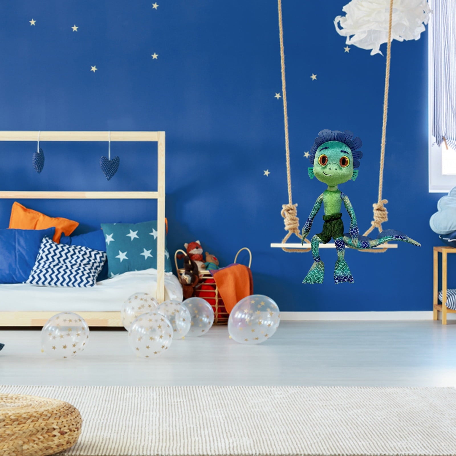 Luca Plush,16 Inches Luca Plush Doll, Soft Luca Stuffed Toy, Cartoon Luca Stuffed Animals,Fun Décor & Gift - Birthday Gifts for Boys Girls Kids Adults (Luca)