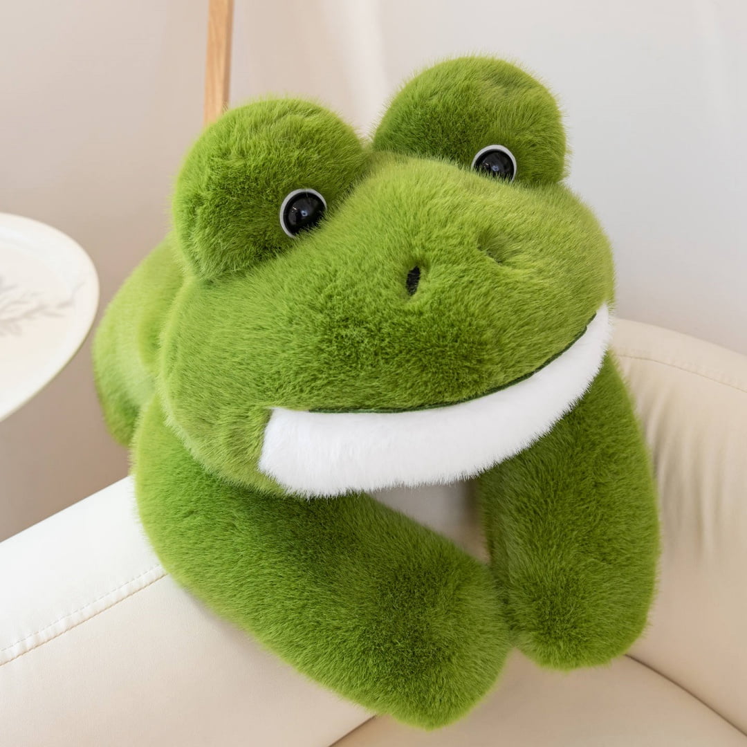 Weight Plush Frog Stuffed Animal Plush Cushion - Soft Frog Plush Toy Pillow Home Decor Gift - 11.8''
