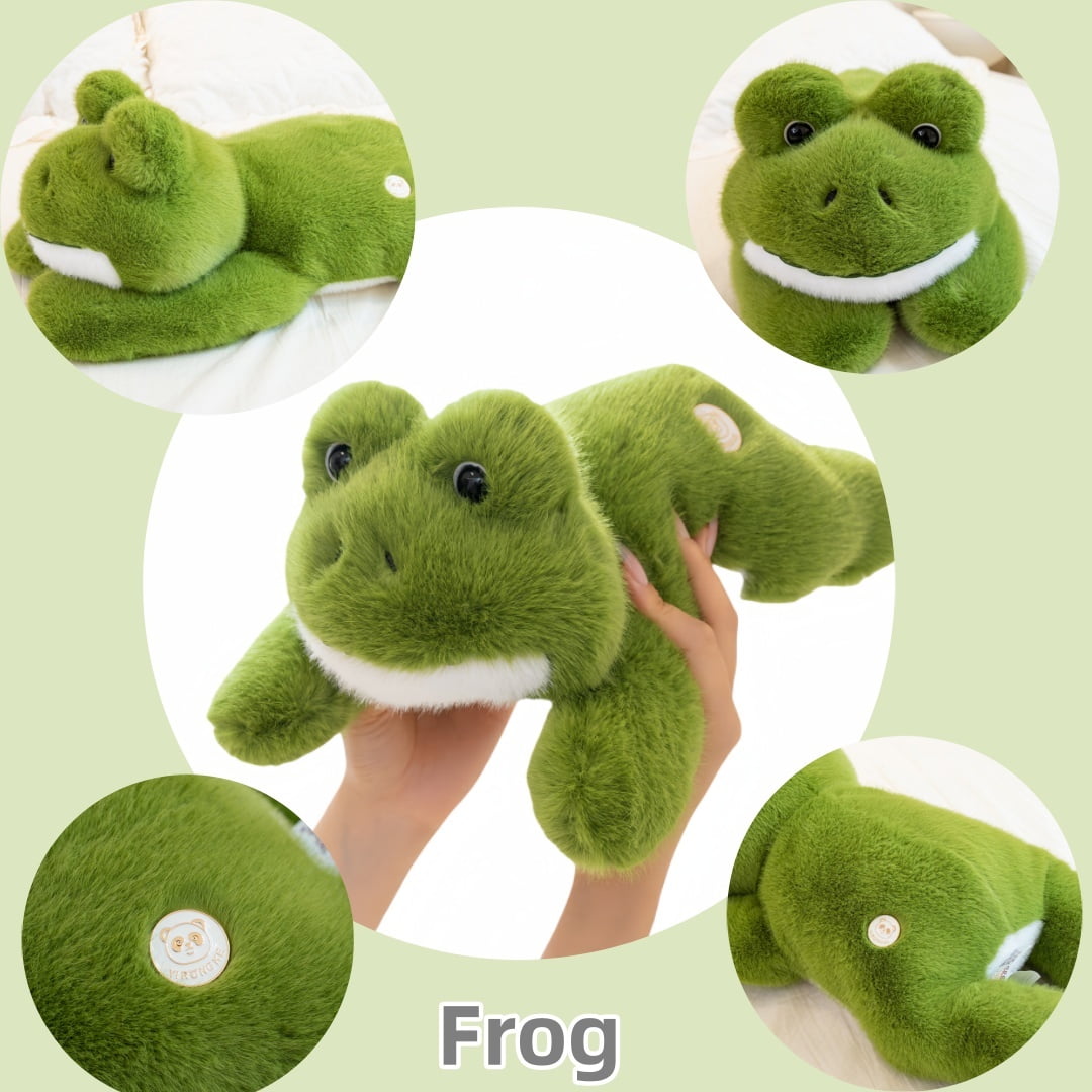 Weight Plush Frog Stuffed Animal Plush Cushion - Soft Frog Plush Toy Pillow Home Decor Gift - 11.8''
